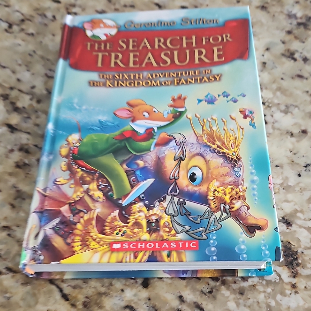 3/$15 💥 Scholastic's The Search for Treasure - Colorful Adventure Book